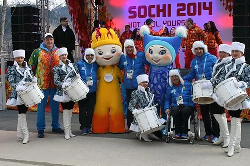 Delegació a la cerimònia dels Jocs Paralímpics de Sotxi 2014